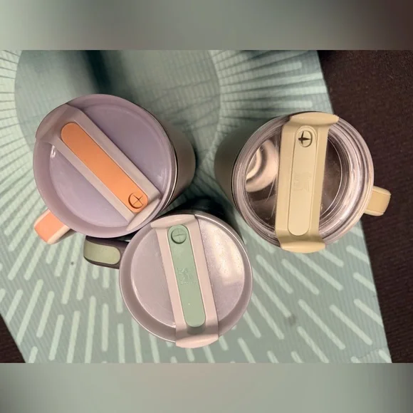 Stanley 40oz Cups: Sage Green, Pink and Grey - Picture 4 of 4